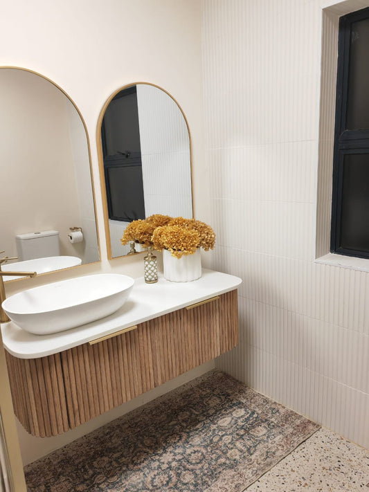 Enzo Fluted Floating Vanity